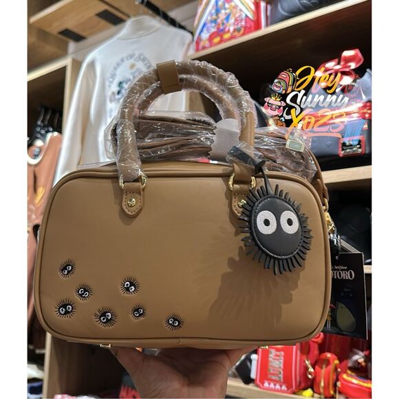 Studio Ghibli My Neighbor Totoro Soot Sprites Convertible Crossbody Bag